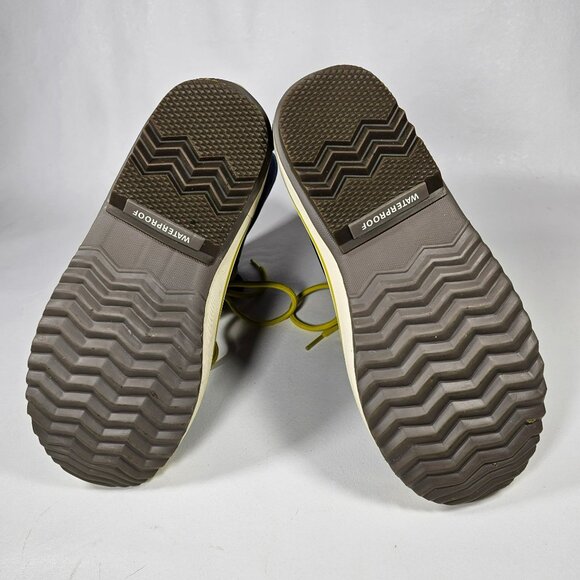 Sorel Womens Waterproof Premium Blue Canvas & Rubber Winter Snow Boots Size 9 - Picture 4 of 11